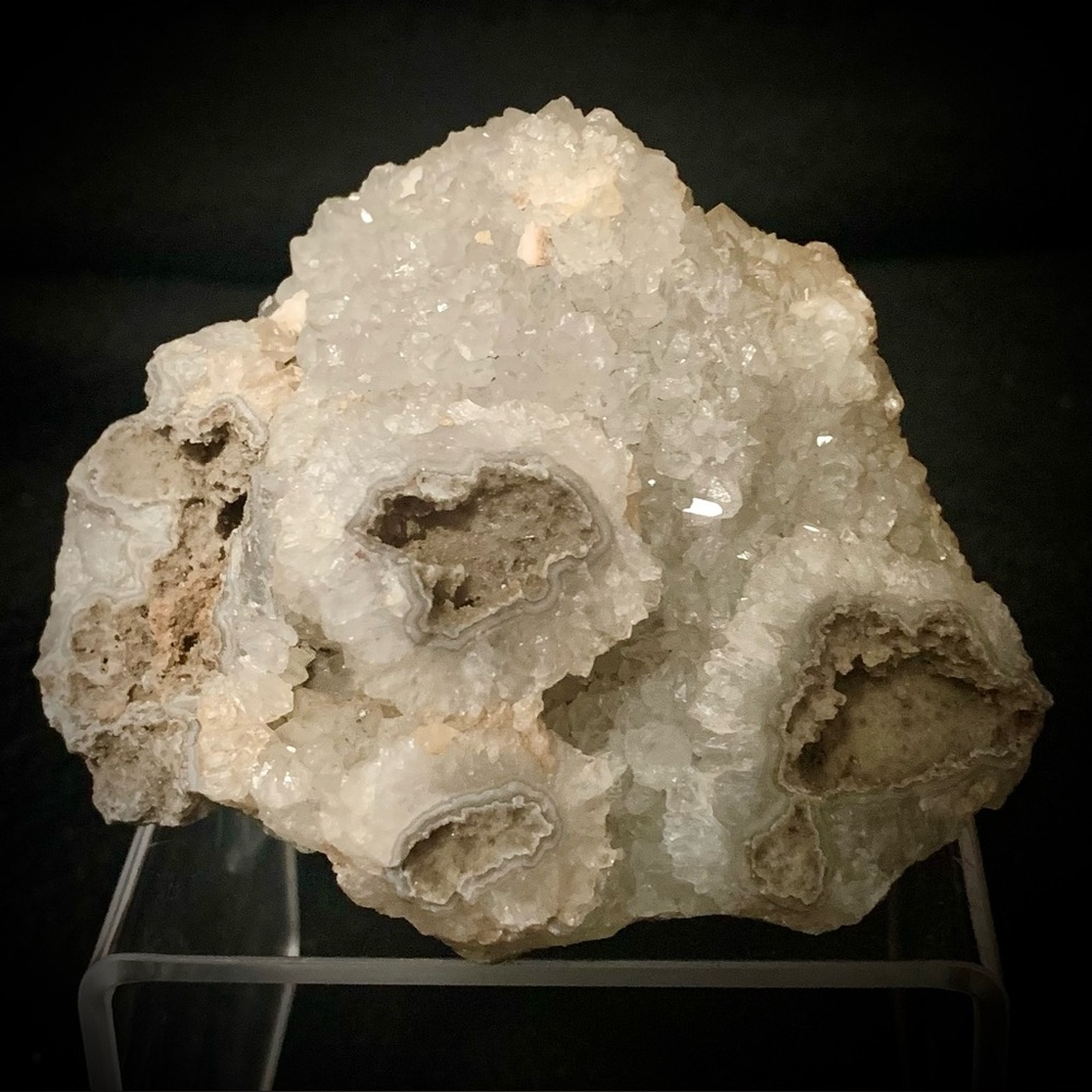 💗Botryoidal Quartz w/ Druzy Pockets – 6.2 oz – Natural Crystal Nodule